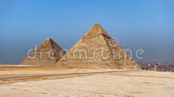 埃及开罗吉萨大金字塔放大视频的预览图