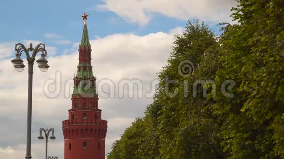 莫斯科克里姆林宫的VodovzvodnayaSviblova塔视频的预览图