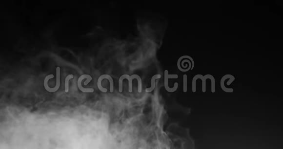 在缓慢的运动中以白烟喷出水平蒸汽视频的预览图
