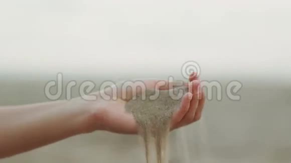 从棕榈树落下的沙子视频的预览图