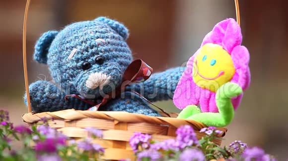 毛玩具森林树春时节视频的预览图
