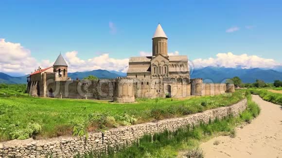 阿拉维迪古正统修道院建筑群格鲁吉亚东部卡赫蒂亚东正教修道院视频的预览图
