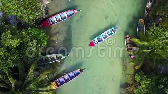 牙买加OchoRios白河渔船空运视频的预览图