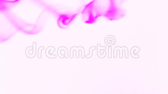 旋转的粉红色烟雾视频的预览图
