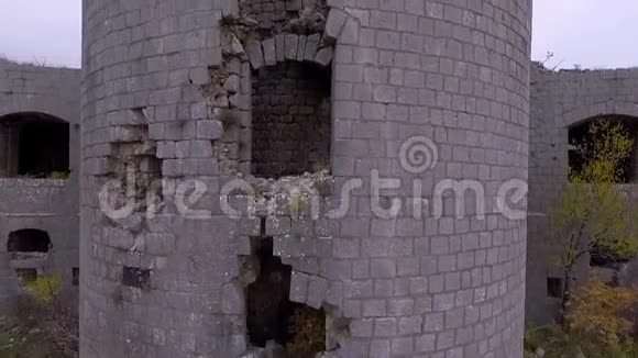 鸟瞰古欧洲要塞布德瓦的科斯马奇视频的预览图