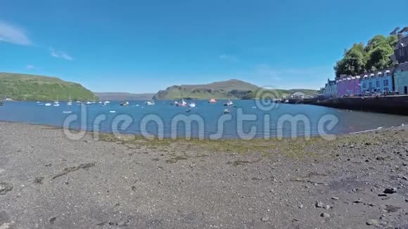 苏格兰斯凯岛波特里港口的时间间隔视频的预览图