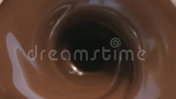 巧克力漩涡喷溅视频的预览图