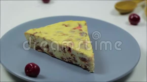 小屋芝士樱桃芝士蛋糕食谱视频的预览图