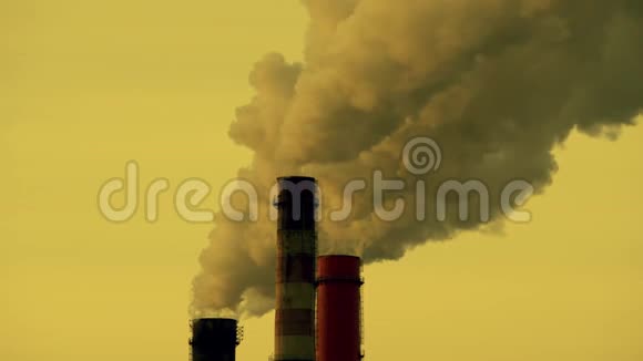 从工厂烟管环境污染有毒排放生态中毒视频的预览图