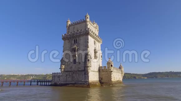 里斯本市著名的贝伦塔里斯本葡萄牙2017年6月14日视频的预览图