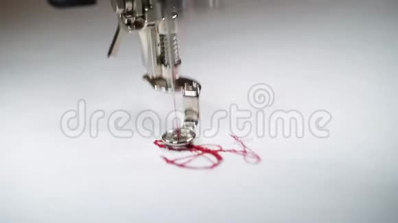 缝纫机刺绣视频的预览图
