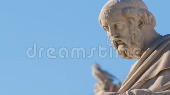 柏拉图的经典雕像视频的预览图