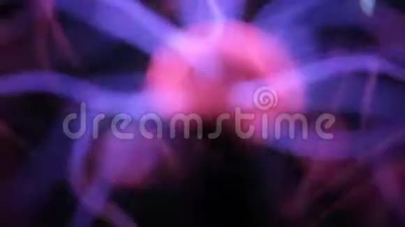 最美的光芒血浆球视频的预览图