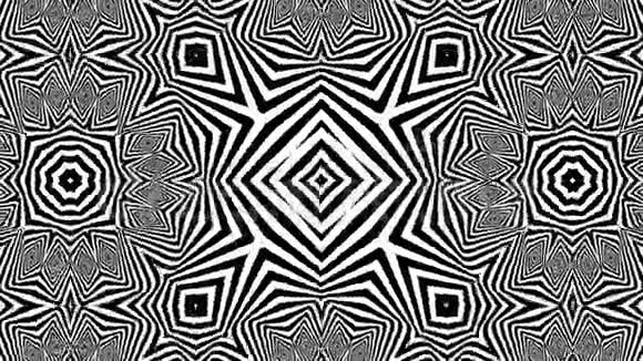 多彩抽象催眠螺旋艺术万花筒动画背景视频的预览图