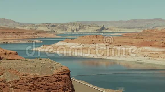 沙漠河流的时间流逝视频的预览图