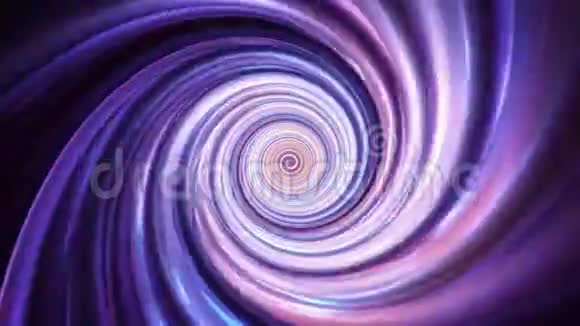 彩色涡旋隧道的无缝循环三维渲染动画视频的预览图