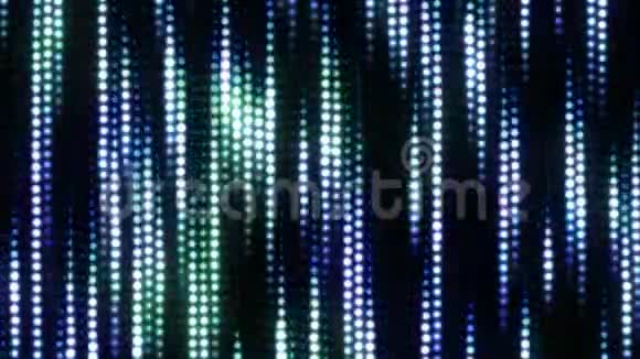 圆形LED发光管流流壁向下流动4K无缝环路运动背景动画视频的预览图