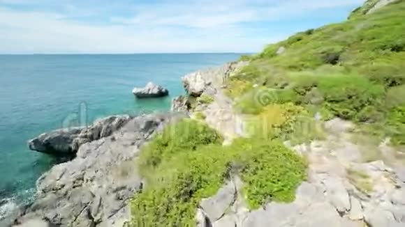 海边的悬崖视频的预览图