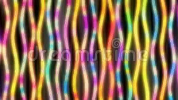 量子波的艺术弦论物理可视化4K无缝环运动背景动画视频的预览图