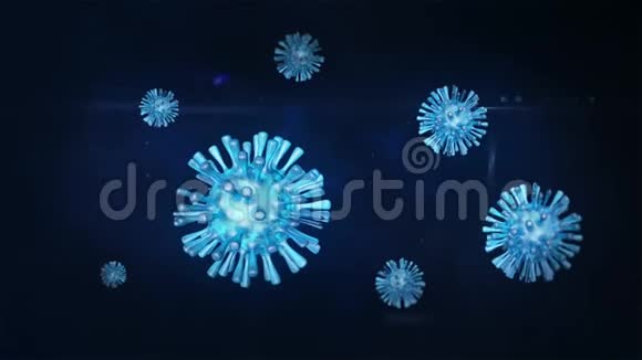 三维可视化冠状病毒爆发视频的预览图