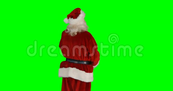 圣诞老人挥舞着双手视频的预览图