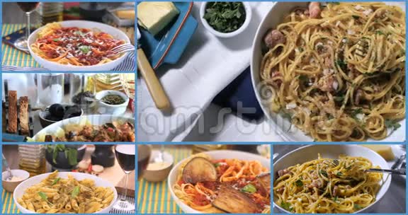 意大利面食搭配视频的预览图