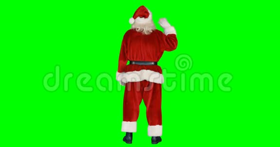圣诞老人挥舞着双手视频的预览图