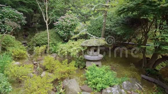 镰仓的日本风格花园视频的预览图