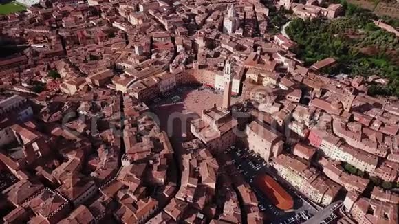 意大利布鲁内洛锡耶纳市景观视频的预览图