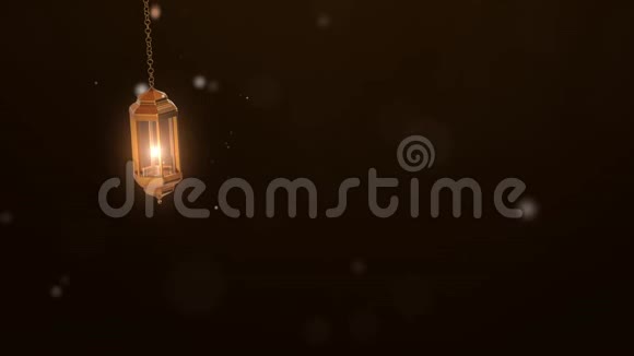 斋月蜡烛灯笼挂视频的预览图