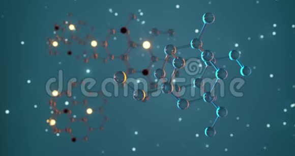 分子与生物学生物学概念三维渲染视频的预览图