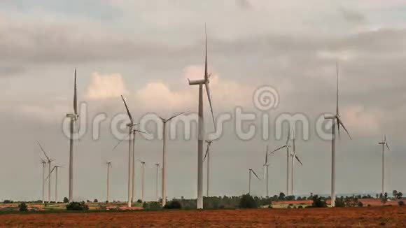 集团大型风力涡轮机视频的预览图