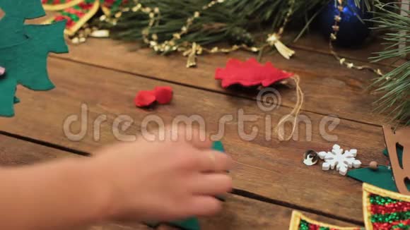 自制圣诞生态玩具圣诞树视频的预览图