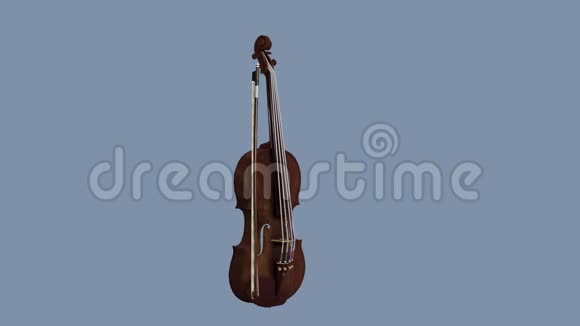 音乐乐器称为Violina动画持续时间8秒包括阿尔法频道视频的预览图