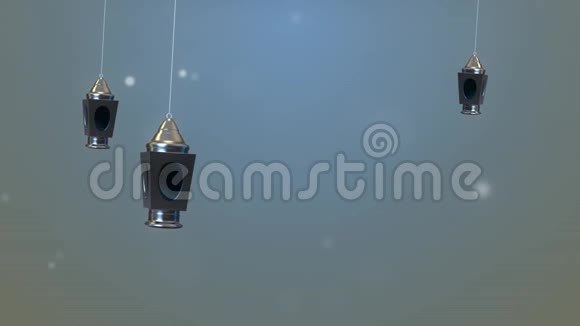 拉马丹卡雷姆背景三维动画视频的预览图
