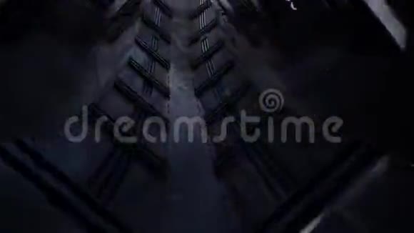 未来感scifi隧道3d渲染动画视频的预览图