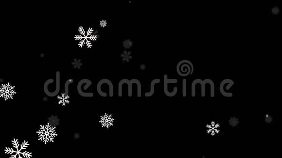 优质降雪暴雪4k循环动画视频的预览图