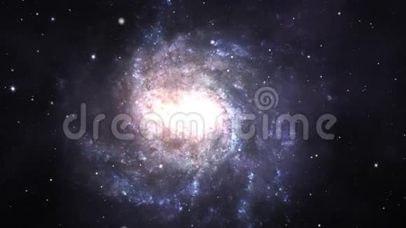 风景动画银河外层空间移动星圈动画视频的预览图