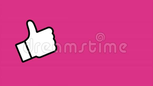 拇指向上的徽章粉色推荐畅销书签名好建议推荐的销售标签畅销书贴纸视频的预览图