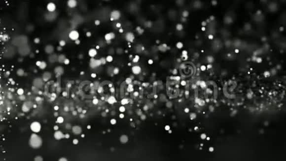 粒子bokeh闪光奖励灰尘抽象背景环视频的预览图