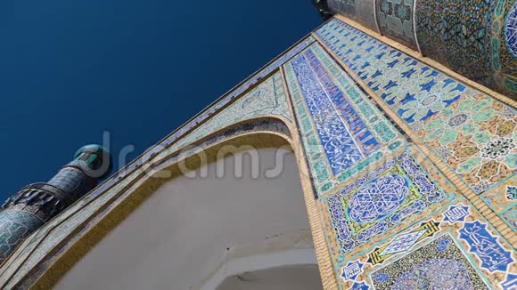 清真寺内独特的图案视频的预览图