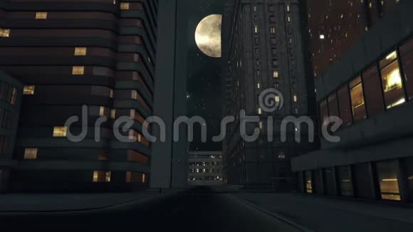 夜城空街满月2视频的预览图