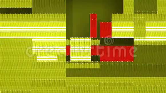 平面形状的表现运动等距抽象3d循环动画高清高清视频的预览图