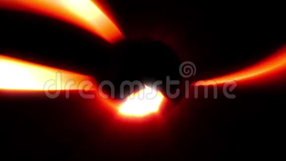 VFX战斗能量红色爆炸闪光灯元件3D渲染战斗视频的预览图