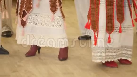 穿着民族服装的人表演乌克兰舞蹈视频的预览图