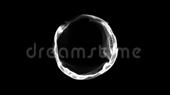 慢能量等离子球不发光循环阿尔法Matte三维渲染动画视频的预览图