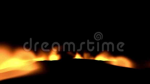 在火焰场上奔跑视频的预览图