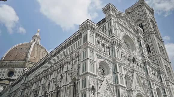 仰望意大利托斯卡纳佛罗伦萨大教堂视频的预览图