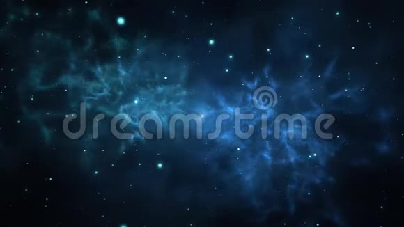 飞越猎户座空间星云和星夜天空视频的预览图
