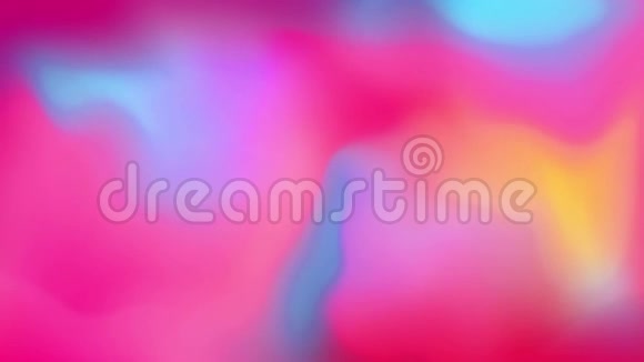 抽象彩色梯度和液体波丝环动画背景视频的预览图
